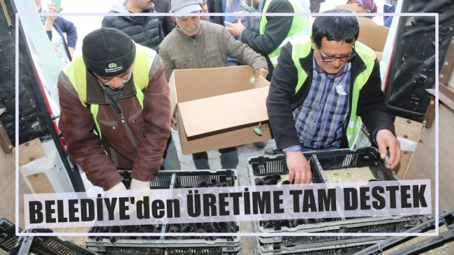 Ereğli Belediyesinde Üretime Tam Destek