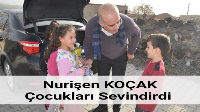 Nurişen Koçak Çocukları Sevindirdi