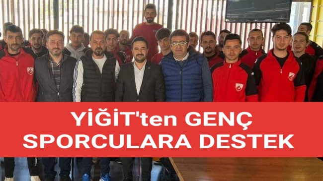 Bilal YİĞİT’ten Genç Sporculara Destek