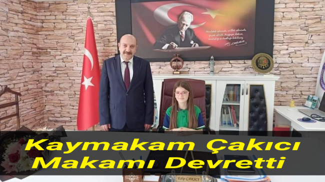 Kaymakam Çakıcı Makamı Devretti