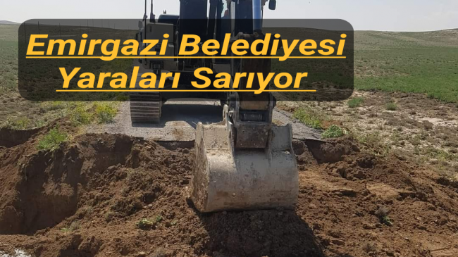 Emirgazi Belediyesi Yaraları Sarıyor