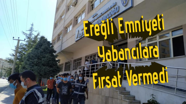 Ereğli Emniyeti Fırsat Vermedi