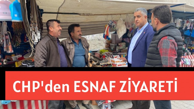 CHP Ereğli’de esnaf ziyaretine çıktı