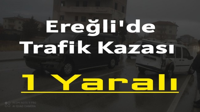 SANAYİ YOLUNDA TRAFİK KAZASI