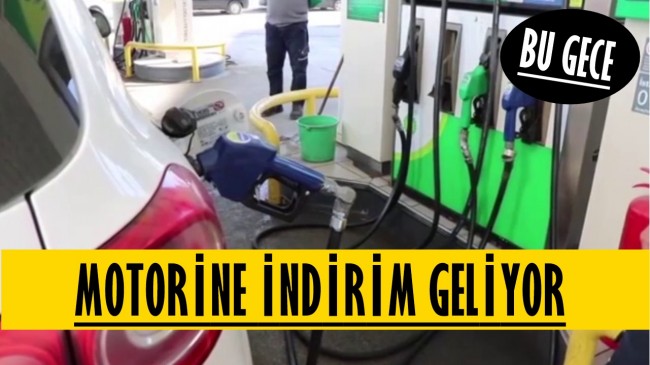 Motorine İndirim Geliyor
