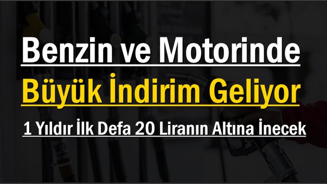 <strong>Benzin ve Motorinde Büyük İndirim Geliyor</strong>