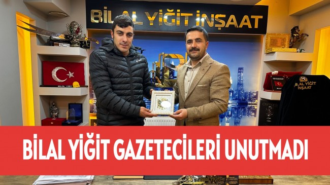 Bilal Yiğit Gazetecileri Unutmadı