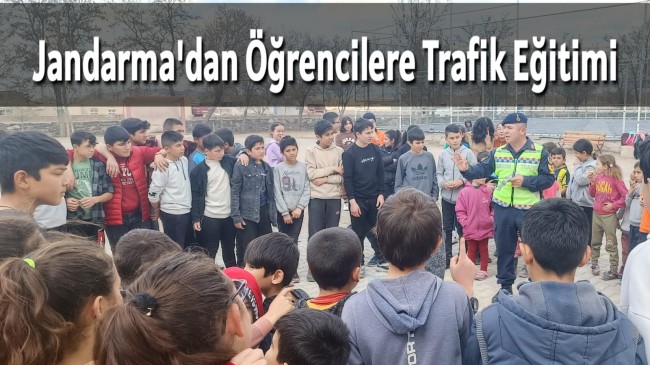 Jandarma’dan Öğrencilere Trafik Eğitimi