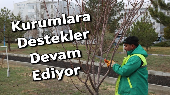 Kurumlara Destekler Devam Ediyor