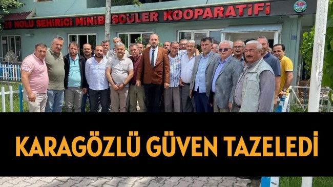 KARAGÖZLÜ GÜVEN TAZELEDİ
