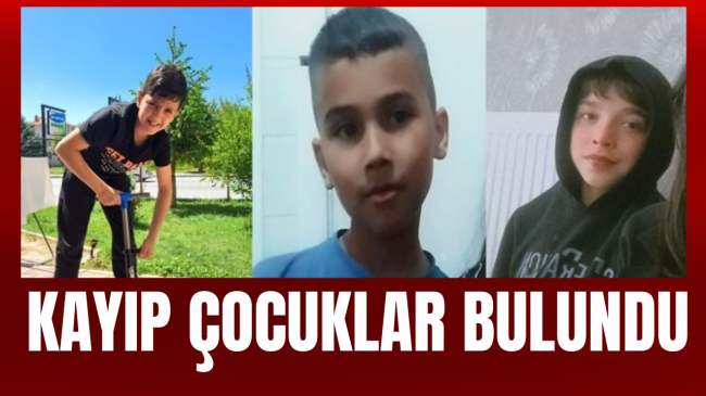 Jandarma’nın Sıkı Çalışmasıyla Kayıp Çocuklar Bulundu
