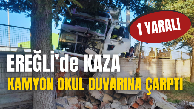 Ereğli-Konya Karayolunda Trafik Kazası: 1 Kişi Yaralandı