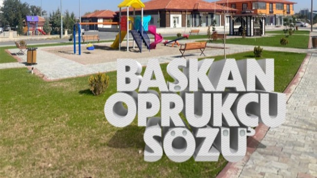 Başkan Oprukçu Ereğli’ye Bir Park Daha Kazandırdı