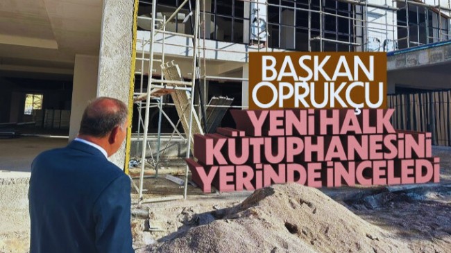 Başkan Oprukçu Ereğli Belediyesi Halk Kütüphanesi’nde İncelemelerde Bulundu