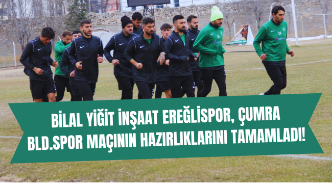 ÇUMRA BLD.SPOR MAÇININ HAZIRLIKLARI TAMAMLADI