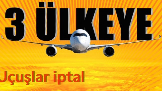 180 balistik füze! 3 ülkeye uçuşlar iptal