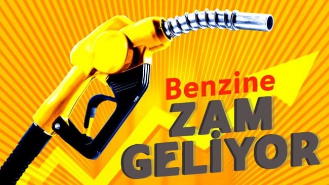 Benzine zam geliyor!