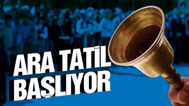 Ara tatil başlıyor