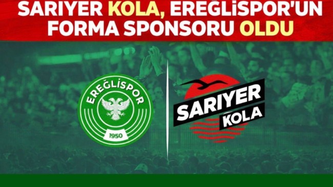 SARIYER KOLA EREĞLİSPORUN FORMA SPONSORU OLDU