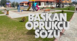 Başkan Oprukçu Ereğli’ye Bir Park Daha Kazandırdı